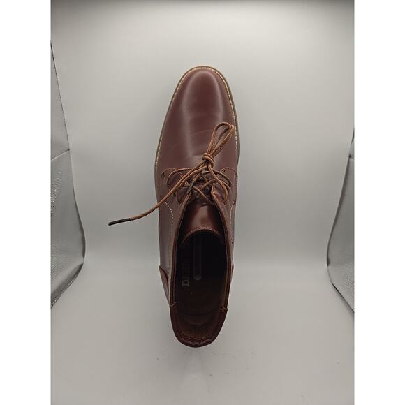 DEER STAGS Bangor Mens Lace Up Ankle Chukka Boots Leather Brown 10.5M New In Box - Picture 3 of 8